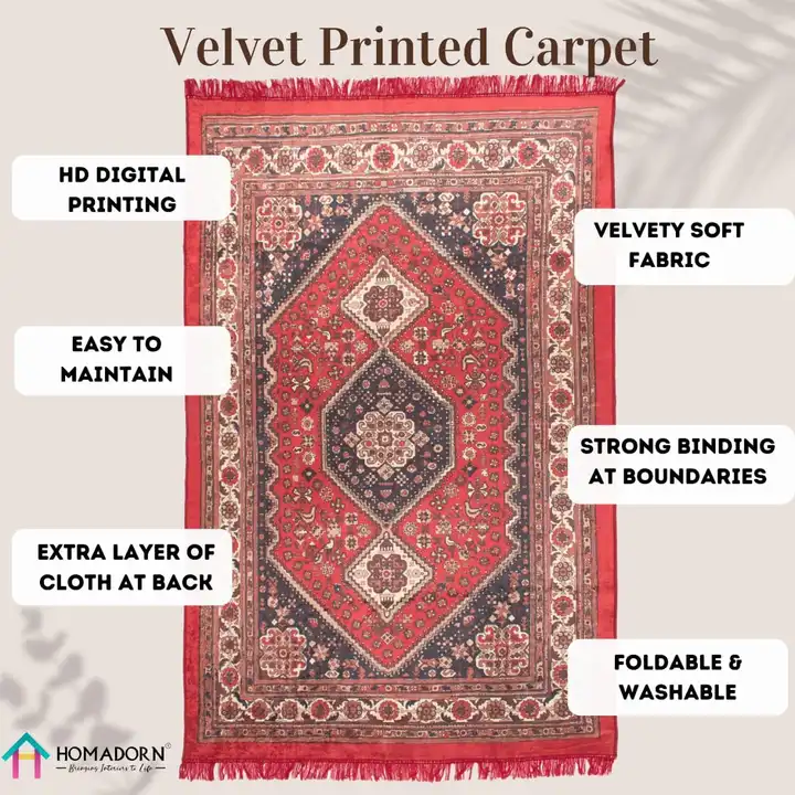 Heavy velvet carpet uploaded by Shyam Sunder & Co. on 5/29/2024