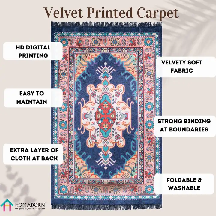 Heavy velvet carpet uploaded by Shyam Sunder & Co. on 4/25/2023
