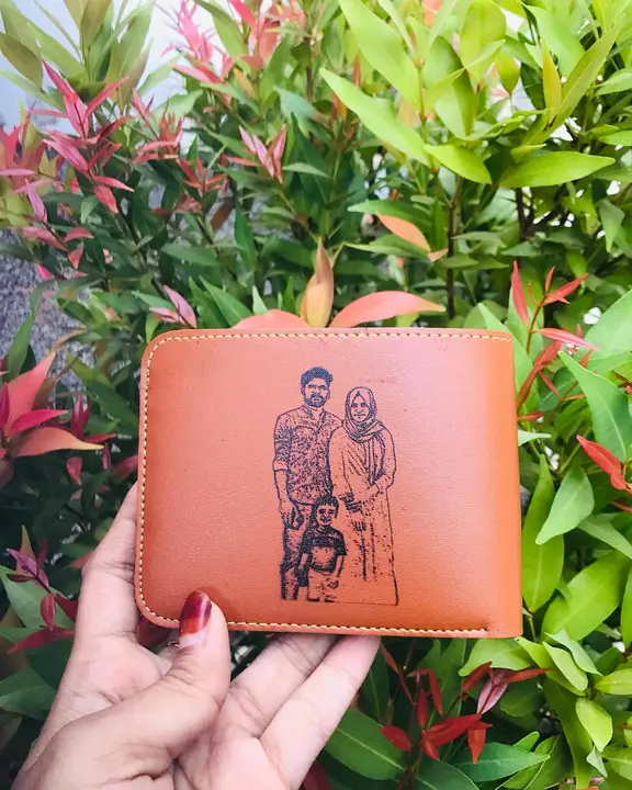 Customised sketch wallet uploaded by Puneri Gifts on 4/25/2023