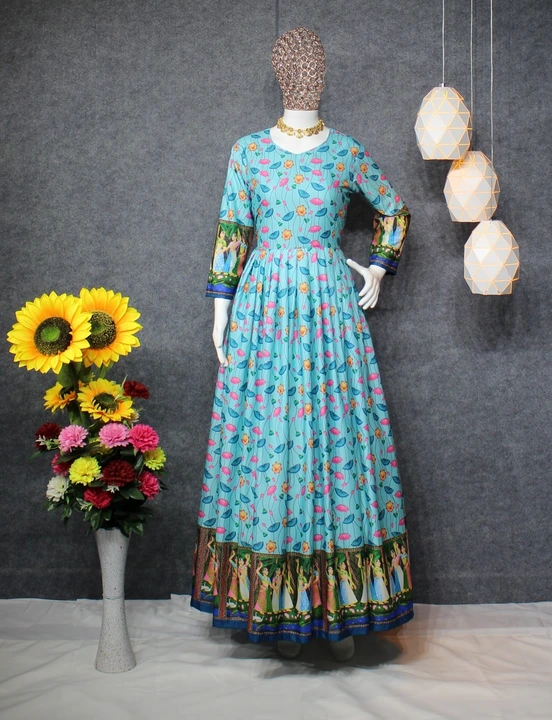 Fancy Buttersilk Gown uploaded by Jainam Enterprise . on 4/25/2023