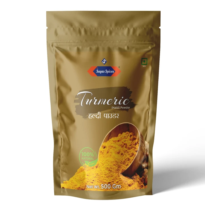 Sagas spices turmeric powder uploaded by Shri Sagas Connect Private Limited on 4/25/2023
