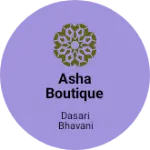 Business logo of Asha boutique