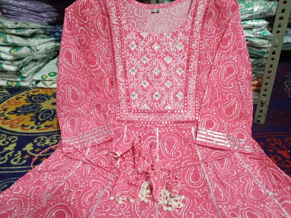 Cotton Gown. uploaded by Divyanshi fashion on 4/25/2023