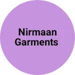 Business logo of Nirmaan garments