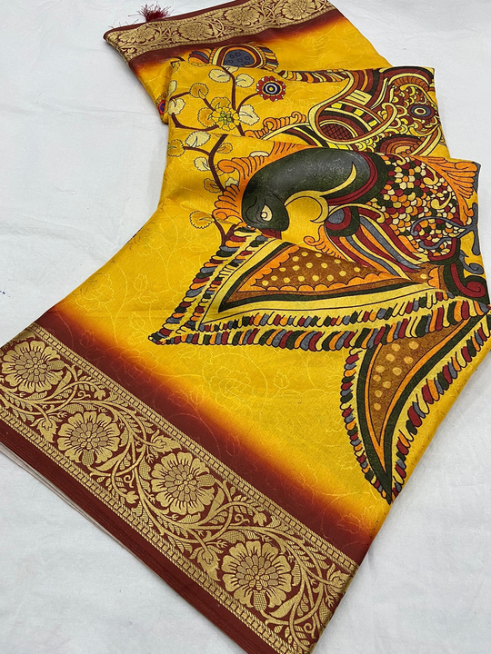 Velvet tusser silk with self zecard design  uploaded by Suyukti fab on 4/25/2023