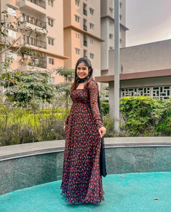 Gown uploaded by Taha fashion from surat on 4/25/2023