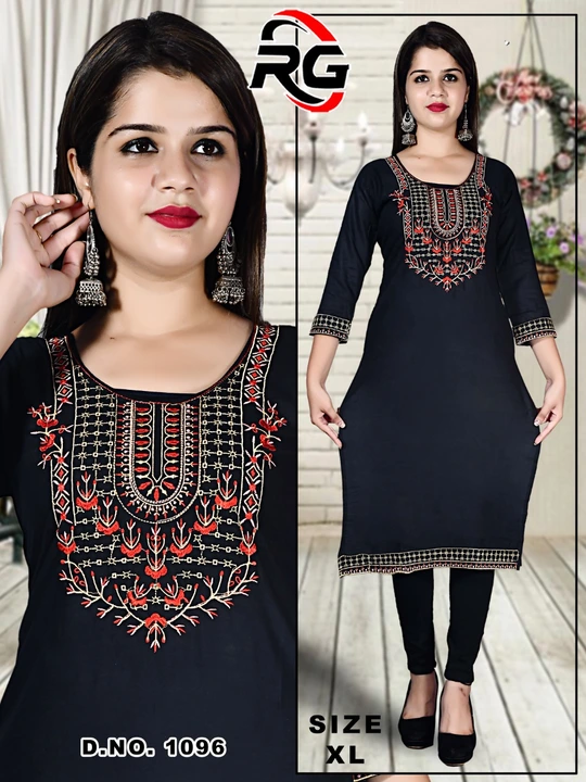 Embroidered Kurti  uploaded by RedKartB2B on 4/25/2023