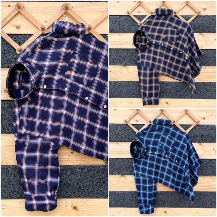 Cotton check shirt  uploaded by Yuvan textiles on 5/28/2024