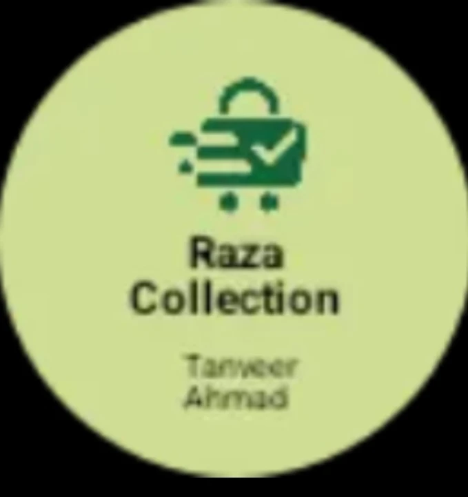 Visiting card store images of Raza collection garments