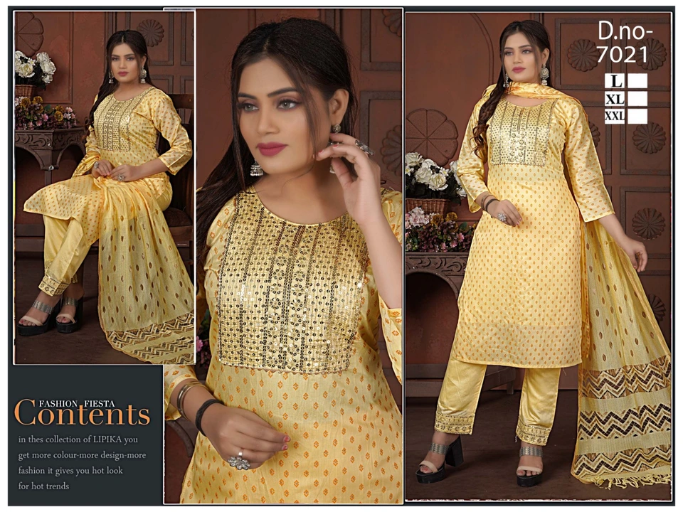 Kurtis with pants with dupatta set  uploaded by DSG WORLD FASHION WEAR  on 4/25/2023