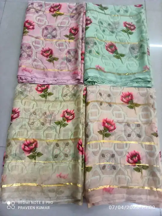 Jari Sarees uploaded by KQueen Fashion on 4/25/2023