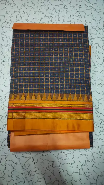 Cotton temple saree  uploaded by business on 4/25/2023