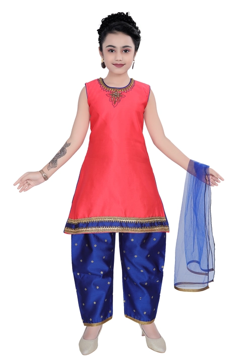 Patiala suit dress /Ethnic wear/ kids set / Dress for girls/ Party wear uploaded by business on 4/25/2023