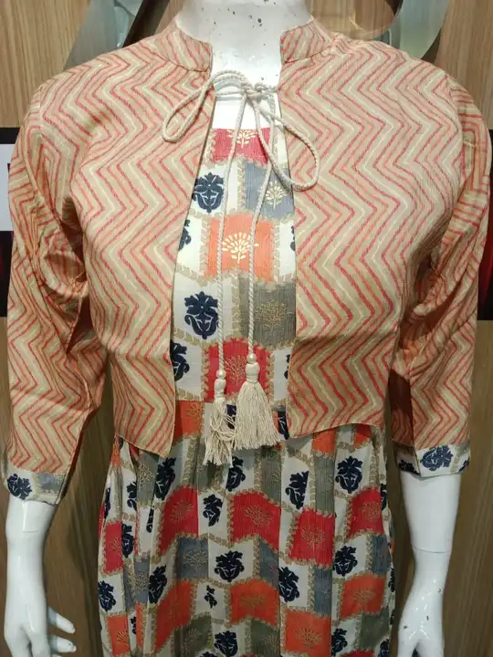 Umbrella kurti with cot  uploaded by Miss ethnic on 5/28/2024