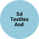 Business logo of SD textiles and