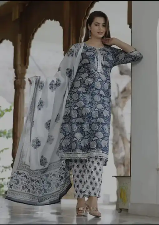 Cotton summer suit  uploaded by Vastra mahal on 4/25/2023
