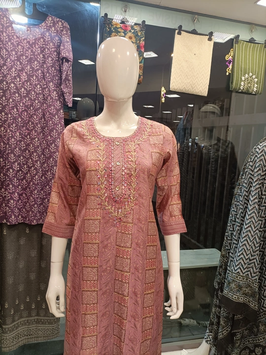 Kurti with pant  uploaded by Premila Art on 5/31/2024
