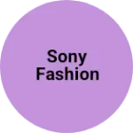 Business logo of Sony fashion