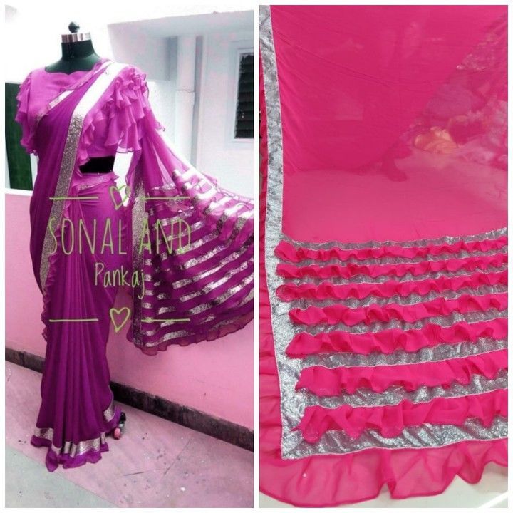 1 mi saree uploaded by DHANVI UNIQUE COLLECTIONS on 3/6/2021