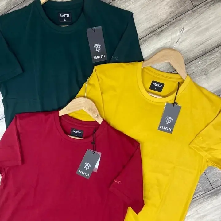 BANETTE ROUND NECK PLAIN TEES  uploaded by business on 4/25/2023