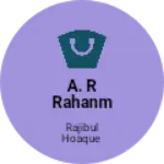 Business logo of A. R rahanm