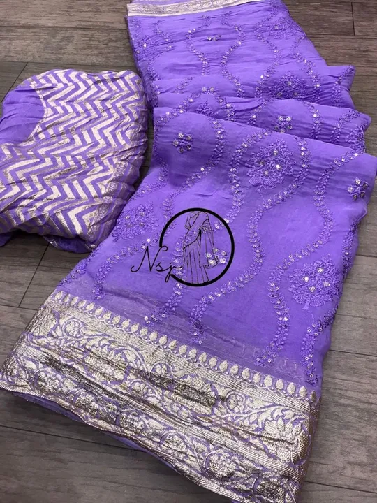 Presents orgenza silk Saree*
   
👉keep shopping with us 


restock avl😍
🥰🥰Original product🥰🥰

 uploaded by Gotapatti manufacturer on 4/26/2023