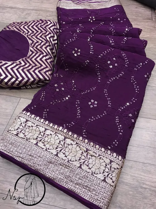 Presents orgenza silk Saree*
   
👉keep shopping with us 


restock avl😍
🥰🥰Original product🥰🥰

 uploaded by Gotapatti manufacturer on 4/26/2023