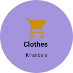 Business logo of Clothes