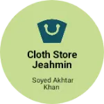 Business logo of Cloth store jeahmin