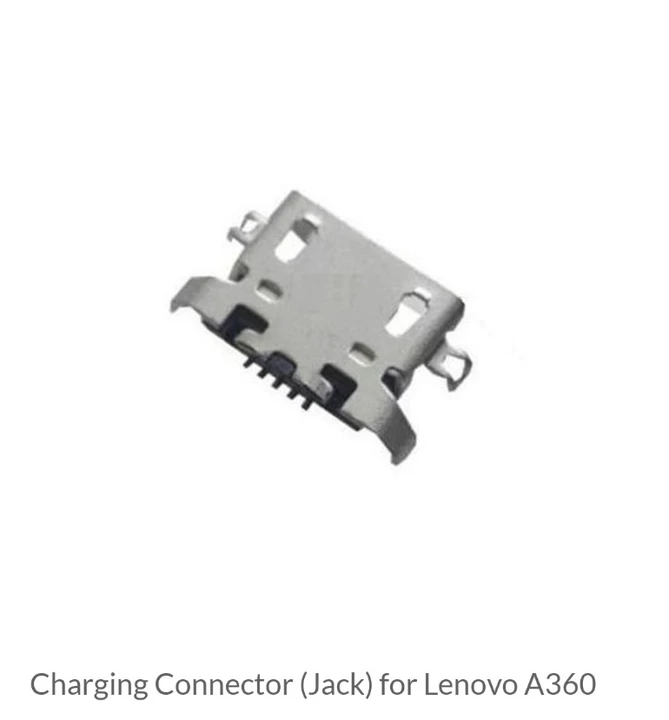 Charging Connector (Jack) for Lenovo A360 uploaded by COMPLETE SOLUTIONS on 5/31/2024