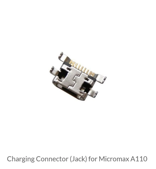 Charging Connector (Jack) for Micromax A110 uploaded by COMPLETE SOLUTIONS on 4/26/2023