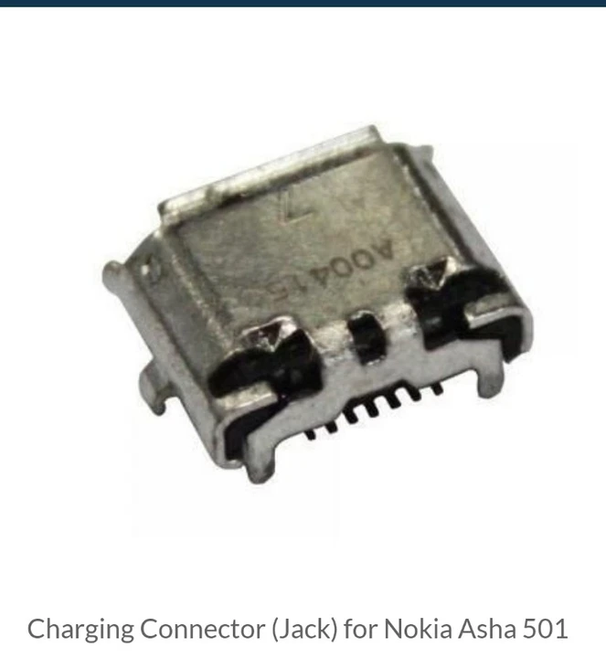Charging Connector (Jack) for Nokia Asha 501 uploaded by COMPLETE SOLUTIONS on 4/26/2023