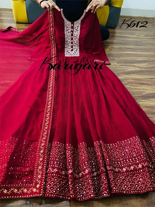 Gown uploaded by Taha fashion from surat on 4/26/2023