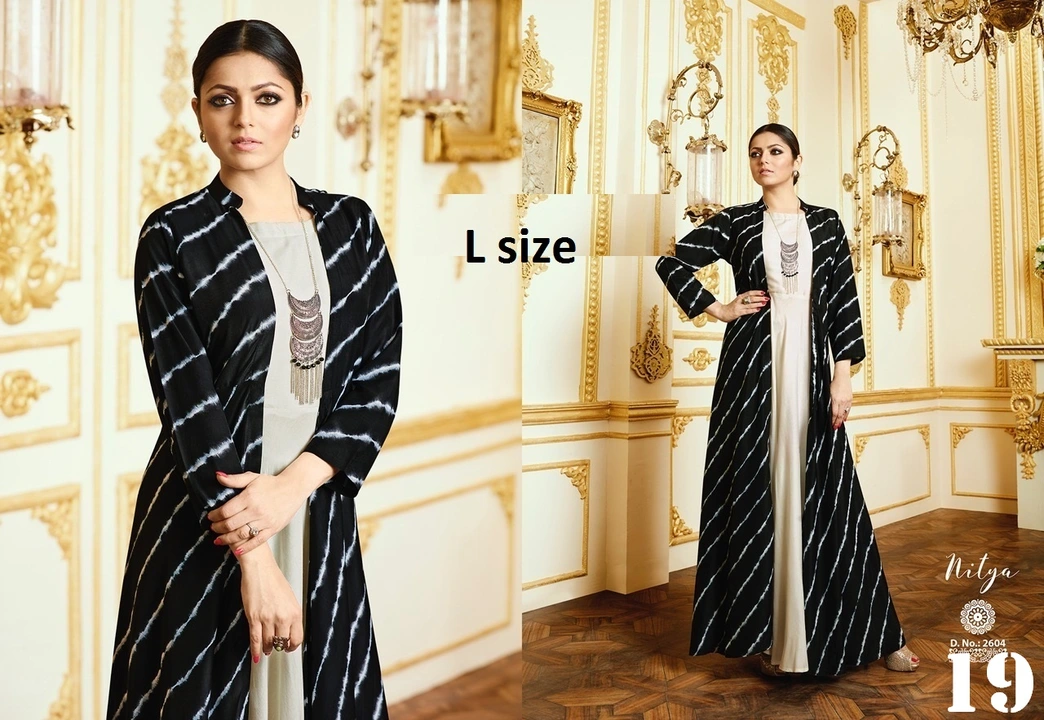 Lt kurtis and gowns uploaded by Vishwam fabrics pvt ltd  on 4/26/2023