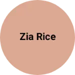 Business logo of Zia rice