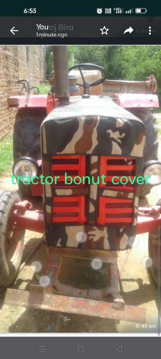 Tractor bonut cover mobile uploaded by Tractor hood cloth on 4/26/2023