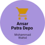 Business logo of Ansar patra depo