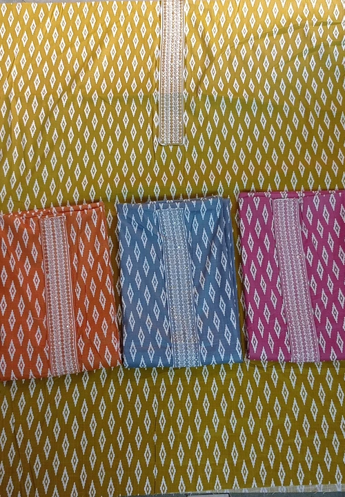 Cotton work Top fabric uploaded by raza traders on 4/26/2023