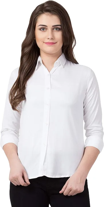 Reyon Plain Shirt White uploaded by business on 4/26/2023