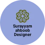 Business logo of SurayyaMahboob Designer Clothing