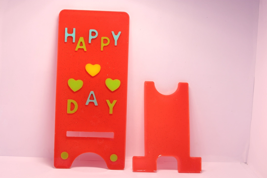 Resin Mobile stand Happy Day uploaded by business on 4/26/2023