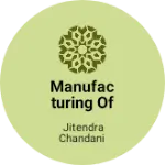 Business logo of Manufacturing of kurties 