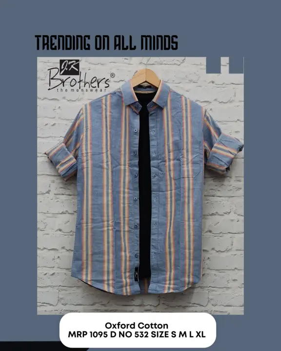 Men's Cotton Line Shirt  uploaded by Jk Brothers Shirt Manufacturer  on 4/26/2023
