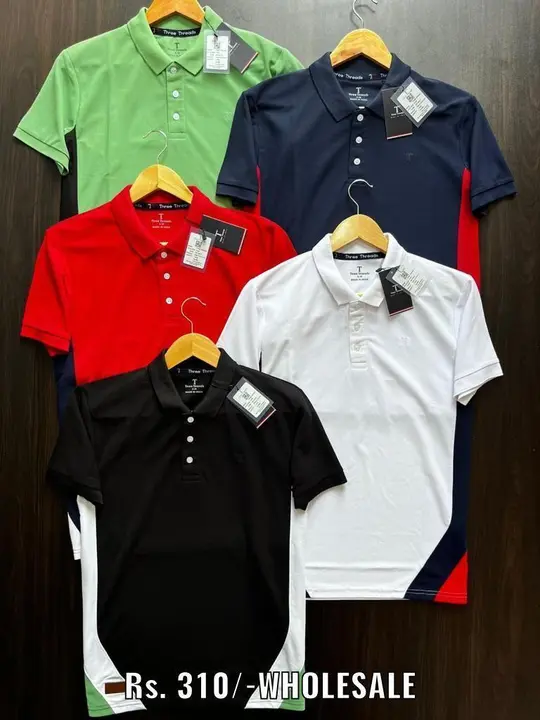 Pattern polo T-shirt uploaded by VIP Mens clothing Hub on 5/29/2024
