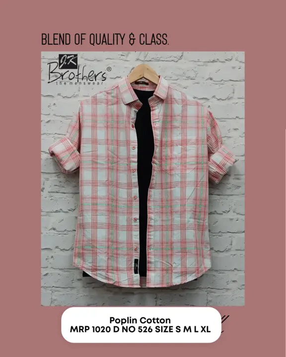 Men's Cotton Checks Shrit  uploaded by Jk Brothers Shirt Manufacturer  on 4/26/2023