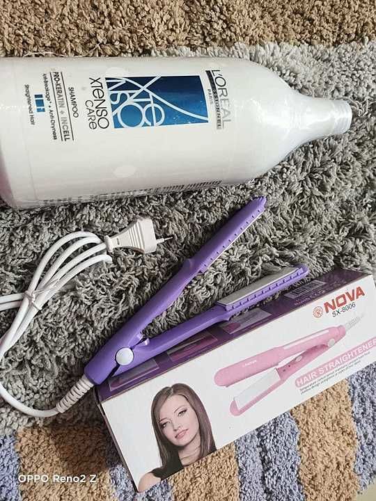 Lorel shampoo with Nova straightening Machine Free MRP 1600 our price only Rs.1000 uploaded by ALL BEAUTY PRODUCTS on 7/11/2020