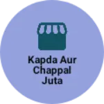 Business logo of Kapda aur chappal juta