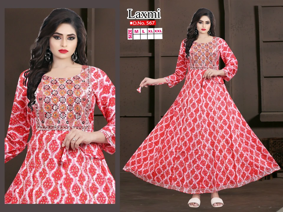 Cotton printed gown  uploaded by Fashion Mantra on 4/26/2023
