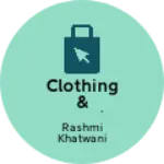 Business logo of Clothing & apparels