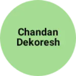 Business logo of Chandan dekoresh